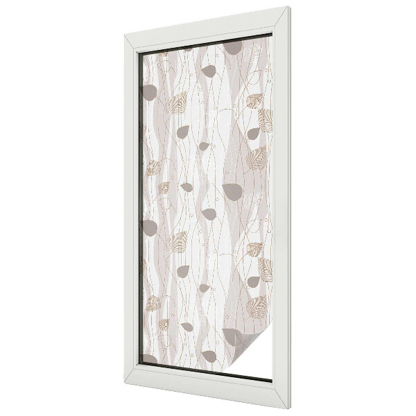 Sichtschutz Klebefolie für Fenster Elegante Blätter