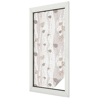 Sichtschutz Klebefolie für Fenster Elegante Blätter