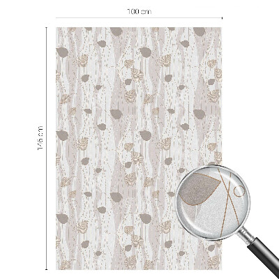 Sichtschutz Klebefolie für Fenster Elegante Blätter