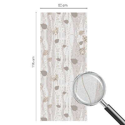 Sichtschutz Klebefolie für Fenster Elegante Blätter