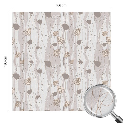 Sichtschutz Klebefolie für Fenster Elegante Blätter