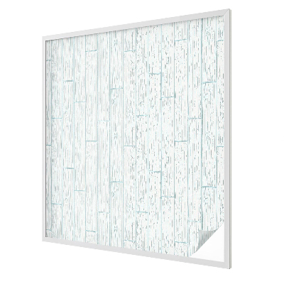 Milchglasfolie Fenster Buntglasoptik Holzmuster