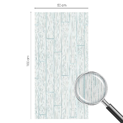 Milchglasfolie Fenster Buntglasoptik Holzmuster