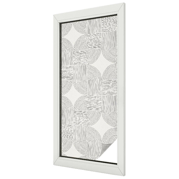 Sichtschutz Klebefolie für Fenster Friedliche Symmetrie