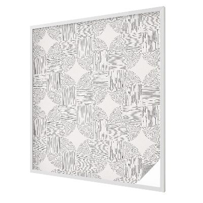 Sichtschutz Klebefolie für Fenster Friedliche Symmetrie