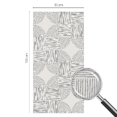 Sichtschutz Klebefolie für Fenster Friedliche Symmetrie