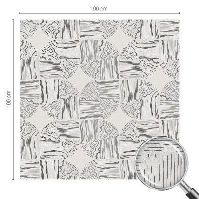 Sichtschutz Klebefolie für Fenster Friedliche Symmetrie