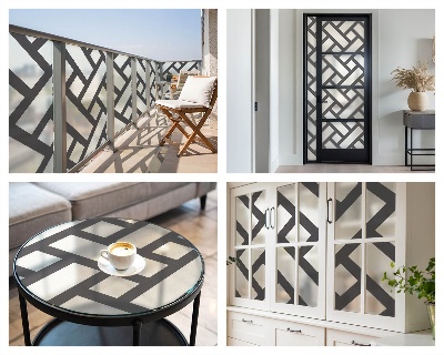 Toom Sichtschutzfolie Verschachtelte Rechtecke