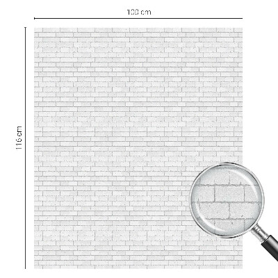 Fensterfolie Sichtschutz Ziegeltextur