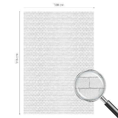 Fensterfolie Sichtschutz Ziegeltextur