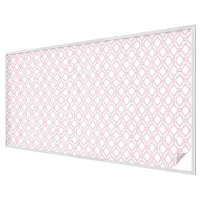 Fensterfolie mit Motiv Buntglas Rosa Linien