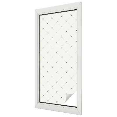 Sichtschutz Klebefolie für Fenster Geometrisches Raster