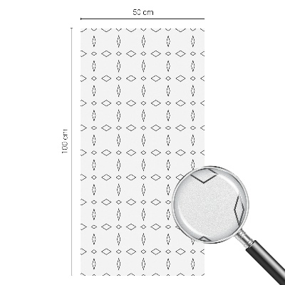 Fensterfolie mit Motiv Buntglas Rautenformen