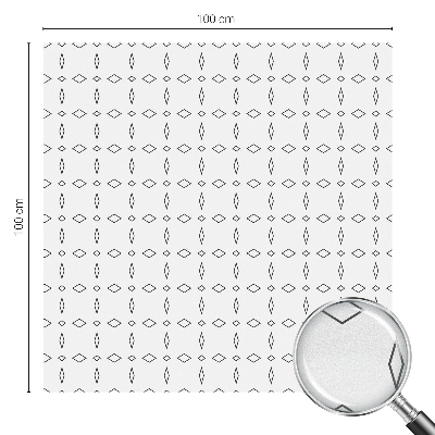Fensterfolie mit Motiv Buntglas Rautenformen