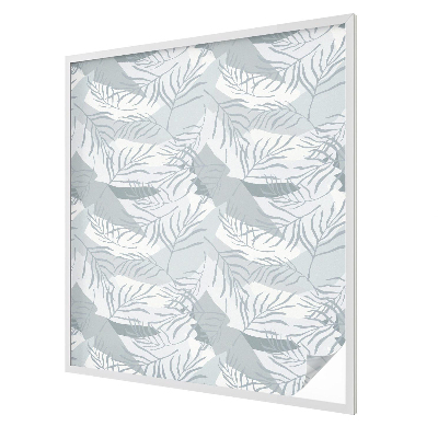 Milchglasfolie Fenster Buntglasoptik Zarte Blätter