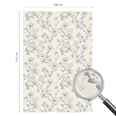 Sichtschutz Klebefolie für Fenster Blumen der Harmonie