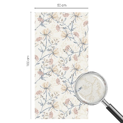 Sichtschutz Klebefolie für Fenster Blumen der Harmonie