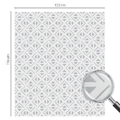 Fensterfolie Sichtschutz Geometrisches Muster
