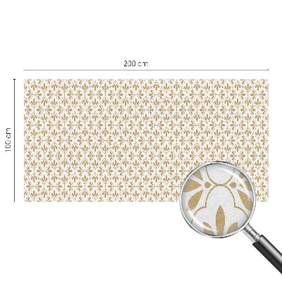 Milchglasfolie Fenster Buntglasoptik Pflanzeneleganz