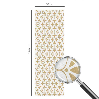 Milchglasfolie Fenster Buntglasoptik Pflanzeneleganz