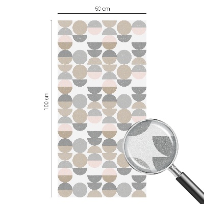 Sichtschutz Klebefolie für Fenster Geometrische Muster