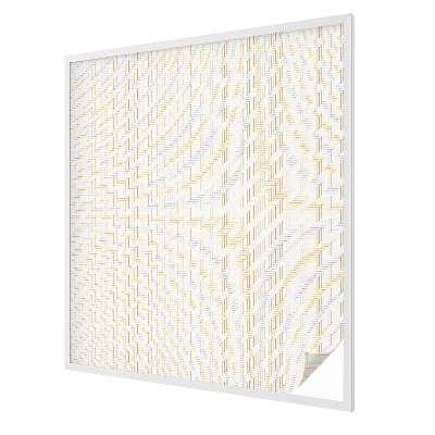 Milchglasfolie Fenster Buntglasoptik Eleganz im Fischgrätmuster