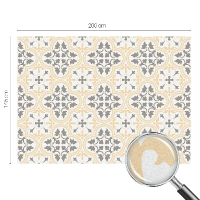 Milchglasfolie Fenster Buntglasoptik Pflanzenmuster