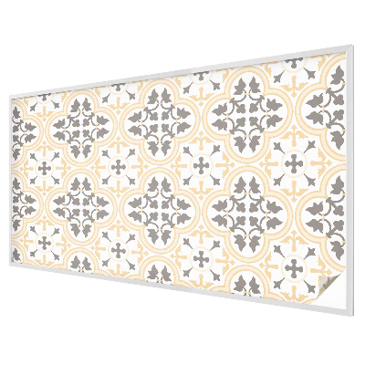 Milchglasfolie Fenster Buntglasoptik Pflanzenmuster