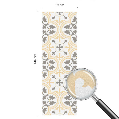 Milchglasfolie Fenster Buntglasoptik Pflanzenmuster