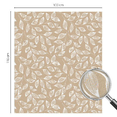 Fensterfolie Sichtschutz Blätter Natur