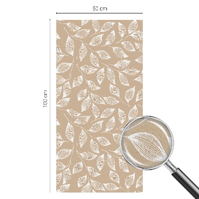 Fensterfolie Sichtschutz Blätter Natur