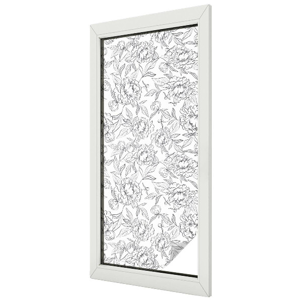 Toom Sichtschutzfolie Blumenmotiv