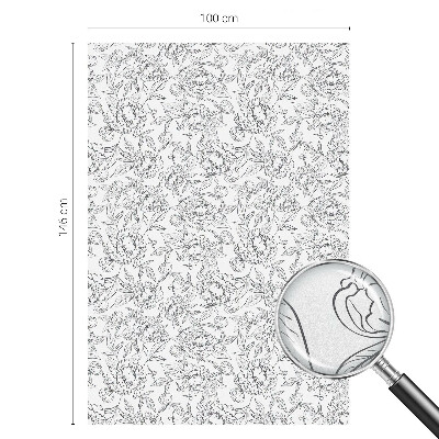 Toom Sichtschutzfolie Blumenmotiv