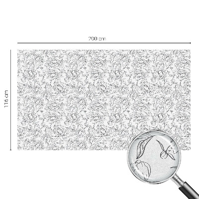 Toom Sichtschutzfolie Blumenmotiv