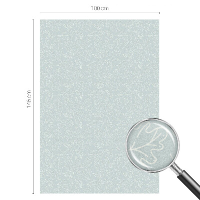 Milchglasfolie Fenster Buntglasoptik Eichenblätter