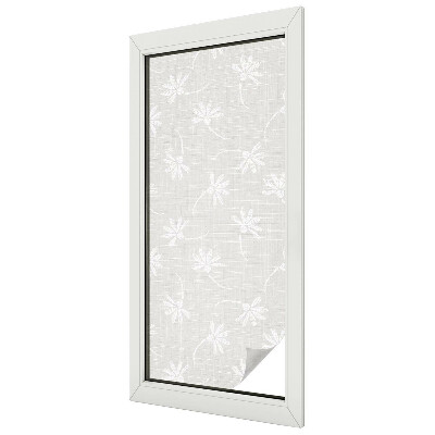 Sichtschutz Klebefolie für Fenster Blumenmuster