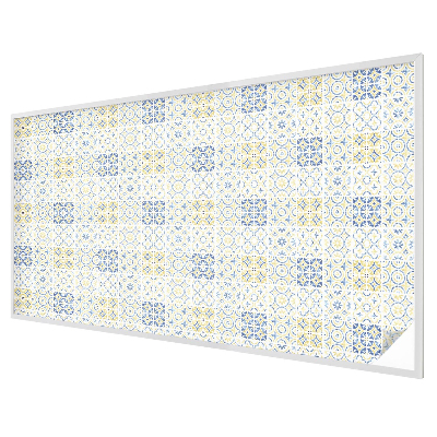 Milchglasfolie Fenster Buntglasoptik Klassische Fliesen