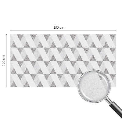 Sichtschutz Klebefolie für Fenster Graue Dreiecke