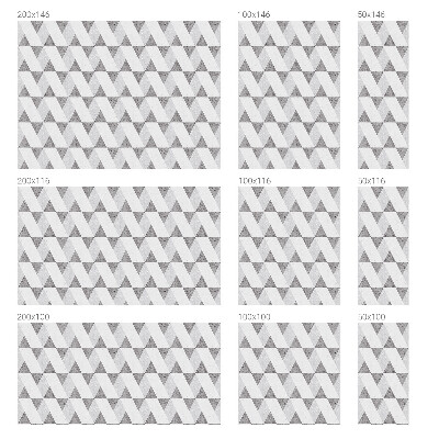 Sichtschutz Klebefolie für Fenster Graue Dreiecke