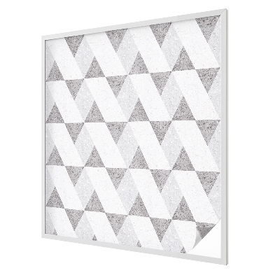 Sichtschutz Klebefolie für Fenster Graue Dreiecke