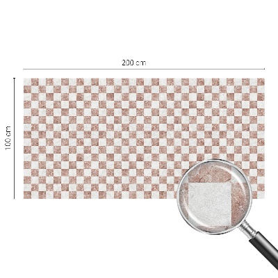 Fensterfolie mit Motiv Buntglas Klassisches Schachbrett