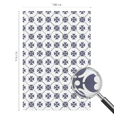 Milchglasfolie Fenster Buntglasoptik Pflanzenmotiv