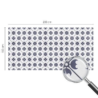 Milchglasfolie Fenster Buntglasoptik Pflanzenmotiv