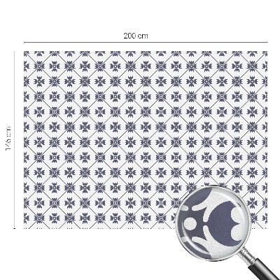 Milchglasfolie Fenster Buntglasoptik Pflanzenmotiv