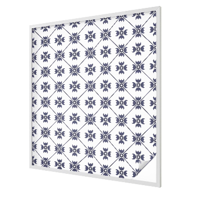 Milchglasfolie Fenster Buntglasoptik Pflanzenmotiv