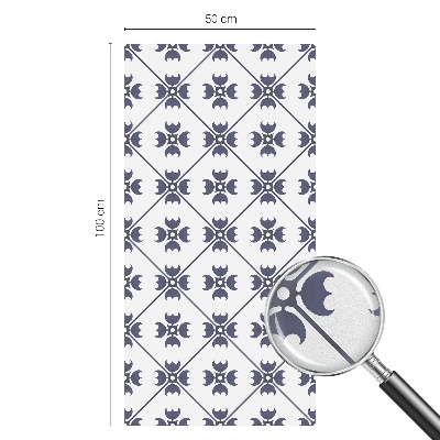 Milchglasfolie Fenster Buntglasoptik Pflanzenmotiv