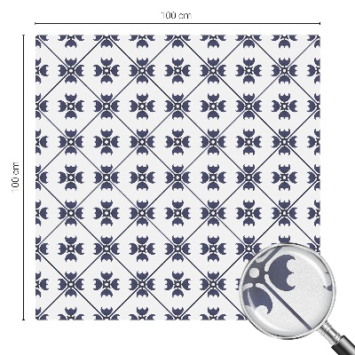 Milchglasfolie Fenster Buntglasoptik Pflanzenmotiv