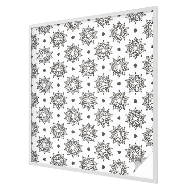 Milchglasfolie Fenster Buntglasoptik Klassische Rosetten