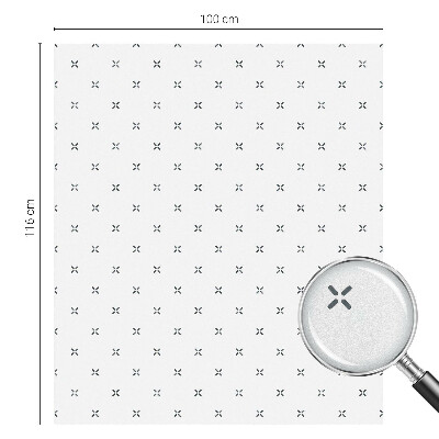 Toom Sichtschutzfolie Geometrische Kreuze