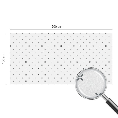 Toom Sichtschutzfolie Geometrische Kreuze